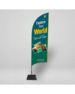 Large Size Hero Bow Flag