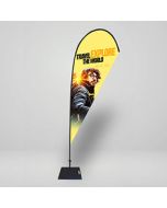 Large Size Hero Teardrop Flag