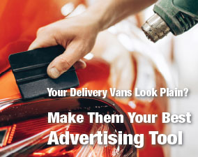 Your Delivery Vans Look Plain? Make Them Your Best Advertising Tool