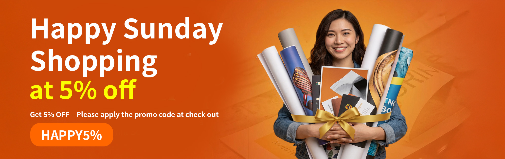Weekly Special: Sunday Shopping Fun – 5% Off!