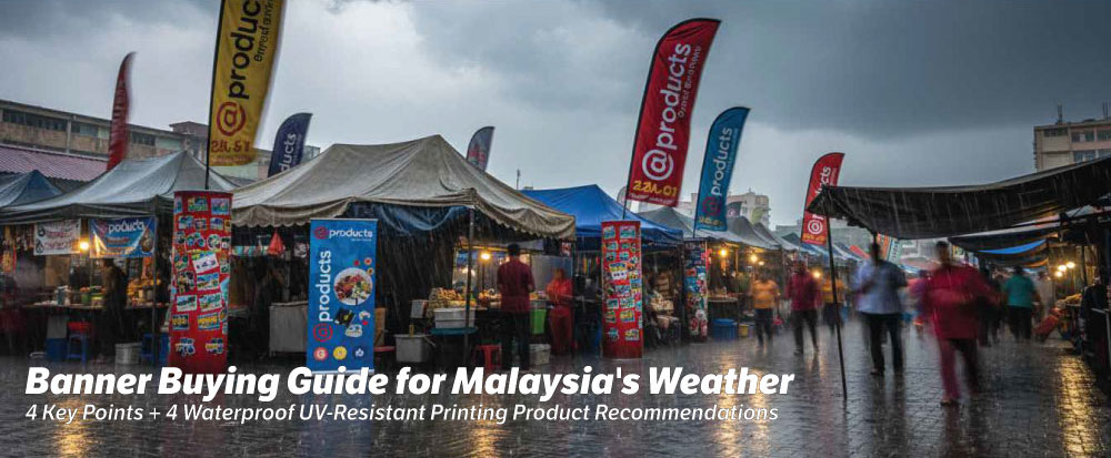Banner Buying Guide for Malaysia's Weather: 4 Key Points + 4 Waterproof UV-Resistant Printing Product Recommendations