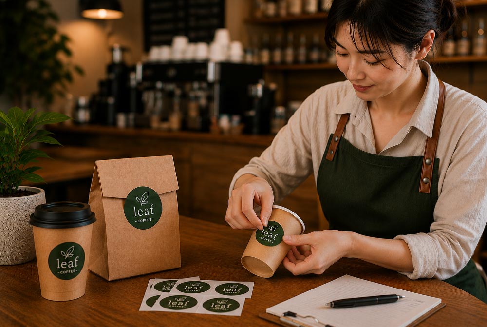 custom sticker printing for business branding-die-cut stickers-label stickers